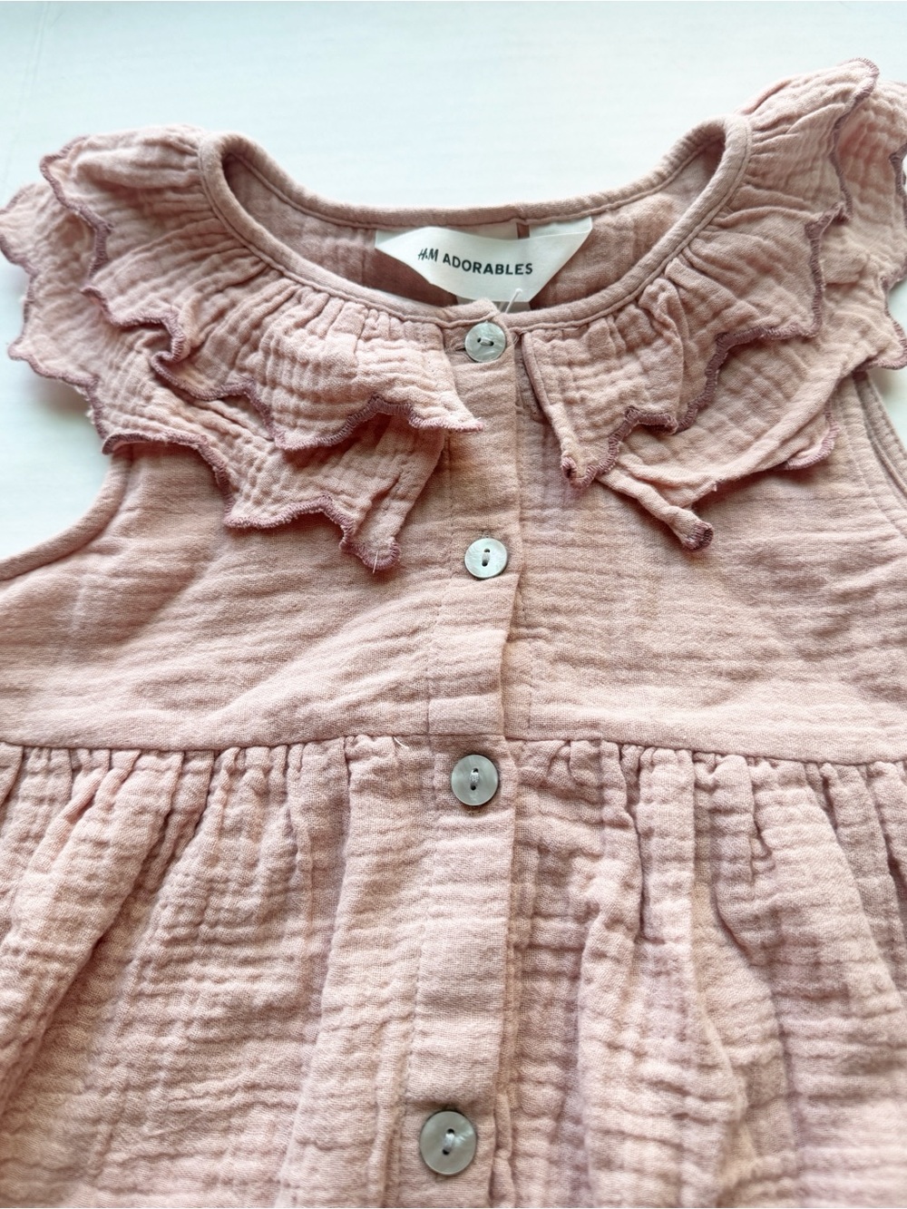 Organic Cotton Muslin
Collared Dress in Dusty Pink NWT - Picture 5 of 16